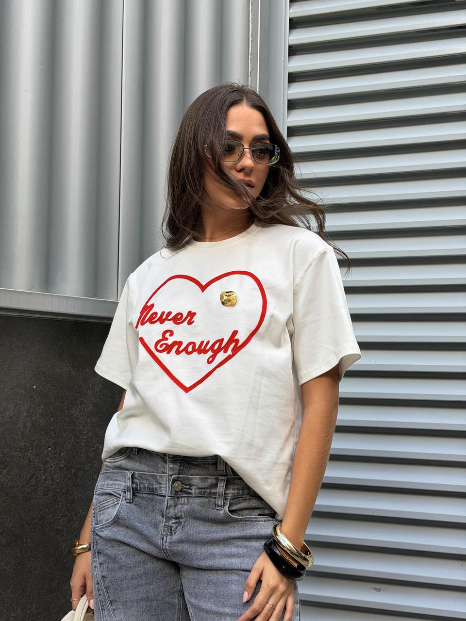 CAMISETA NEVER ENOUGH