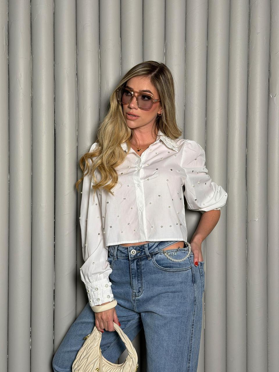 Camisa Celeste