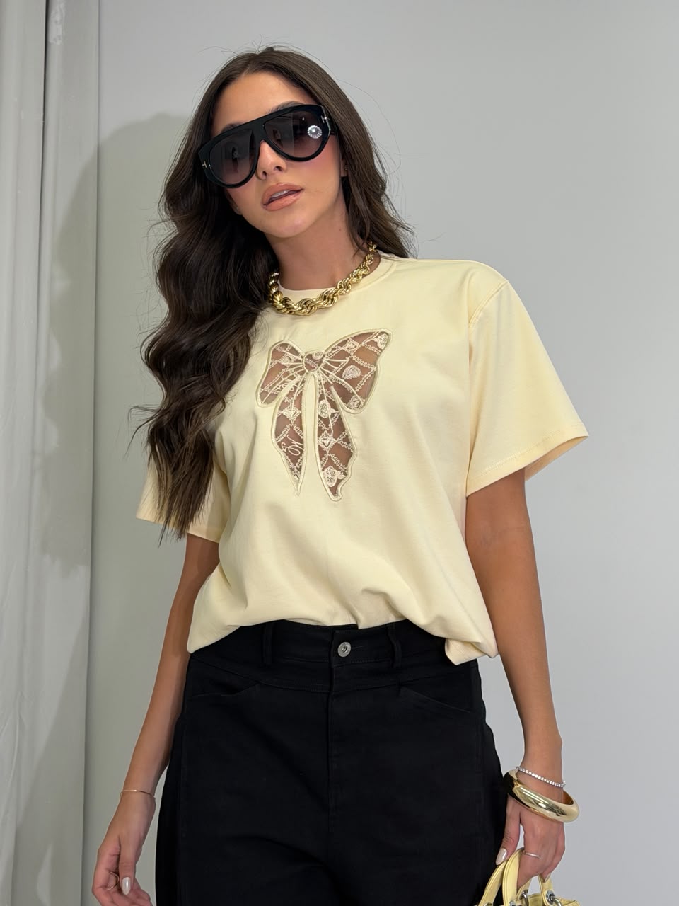 CAMISETA MOÑO ROMANTIC