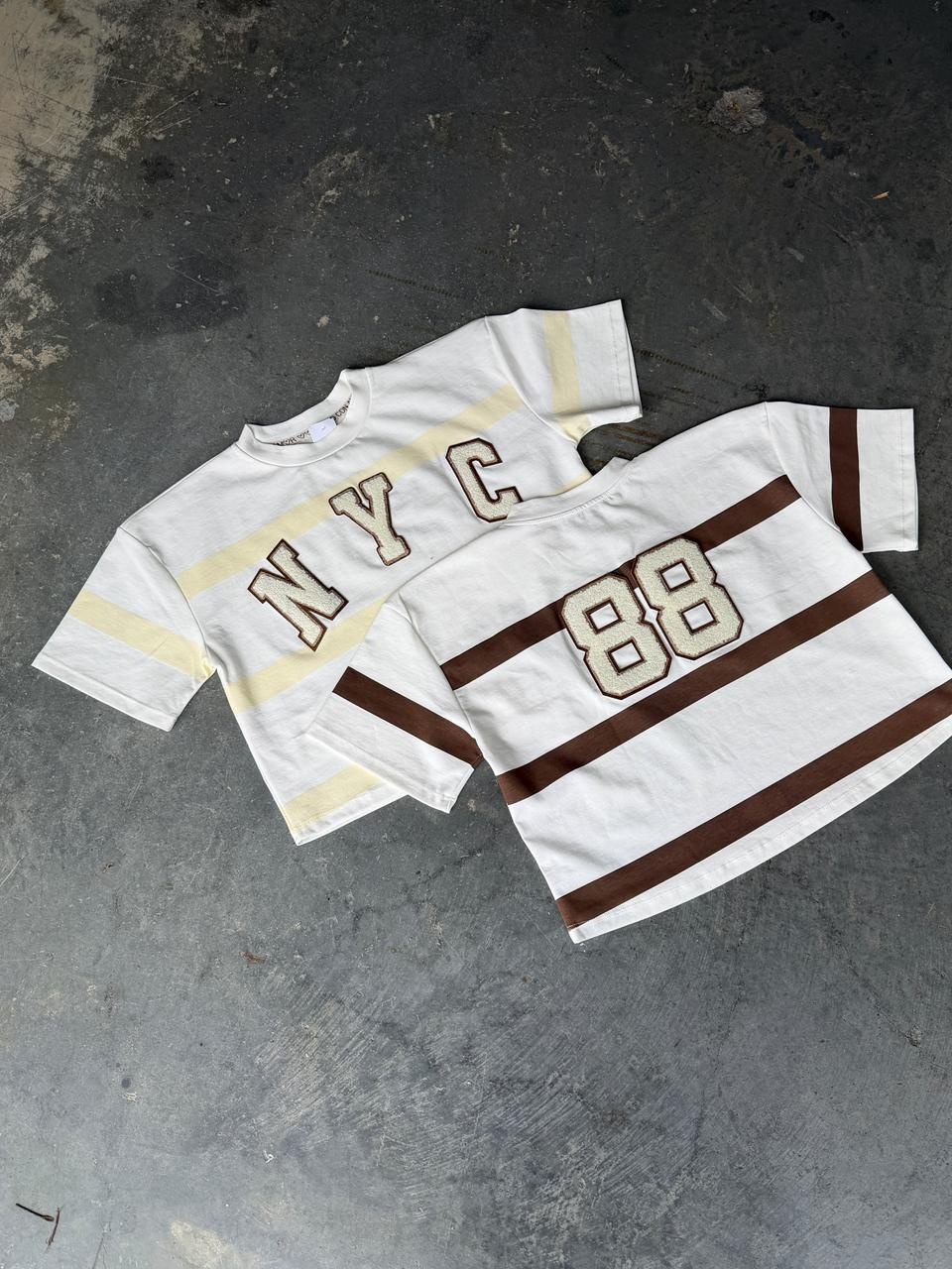 CAMISETA NYC RAYAS
