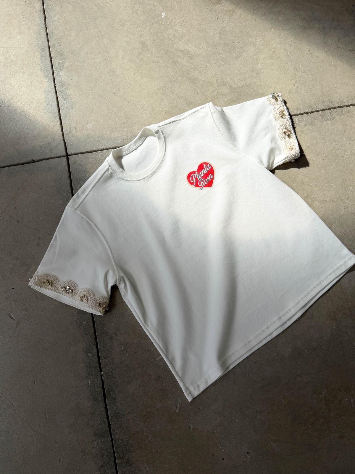 CAMISETA PLANTA ROSA